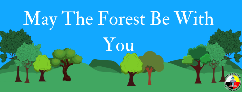 May The Forest Be With You Bumper Sticker 
